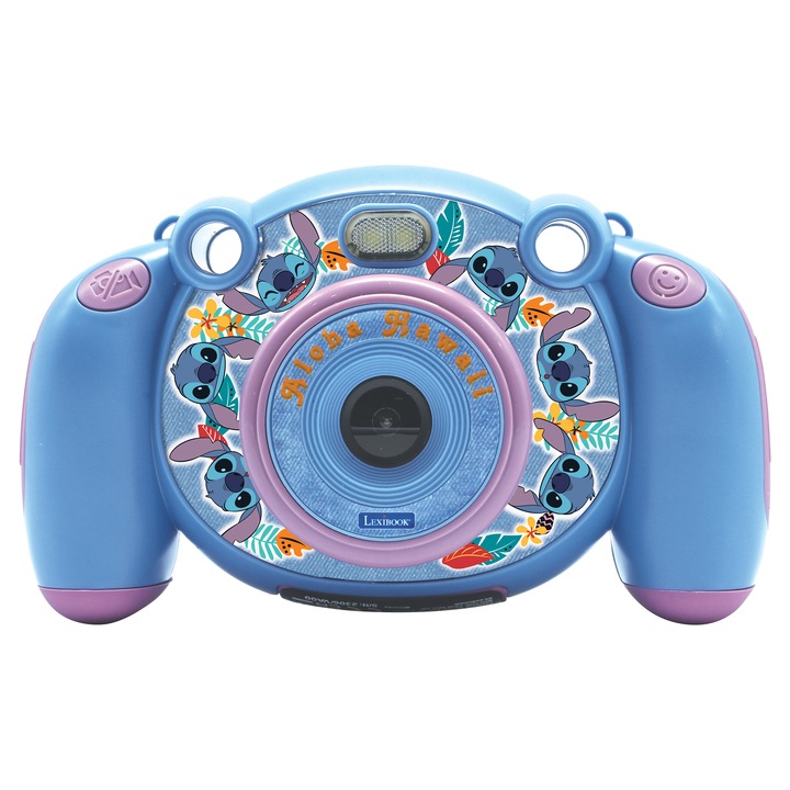 Lexibook Camera Digitala HD 2-in1 cu Card SD Disney Stitch