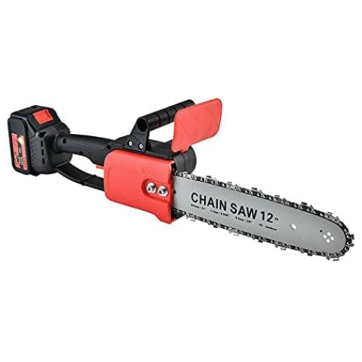 Drujba motofierastrau, 1 acumulator Lithium, 1200 W, negru, portocaliu