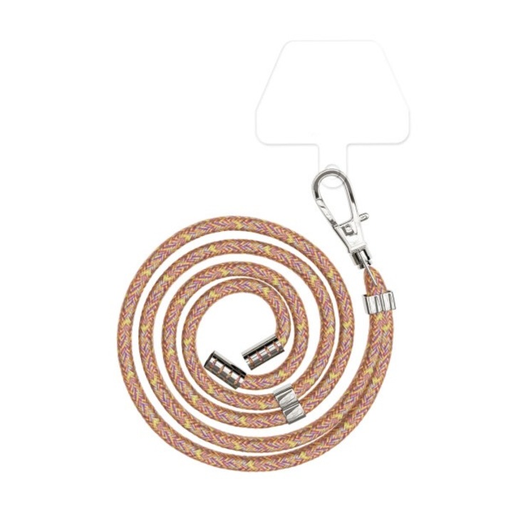 Snur pentru telefon, 70cm lungime, Lanyard, Rainbow mix, Multicolor