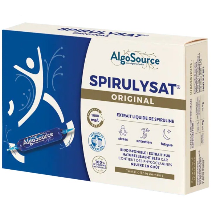 Spirulysat Original, Algosource, 20 fiole