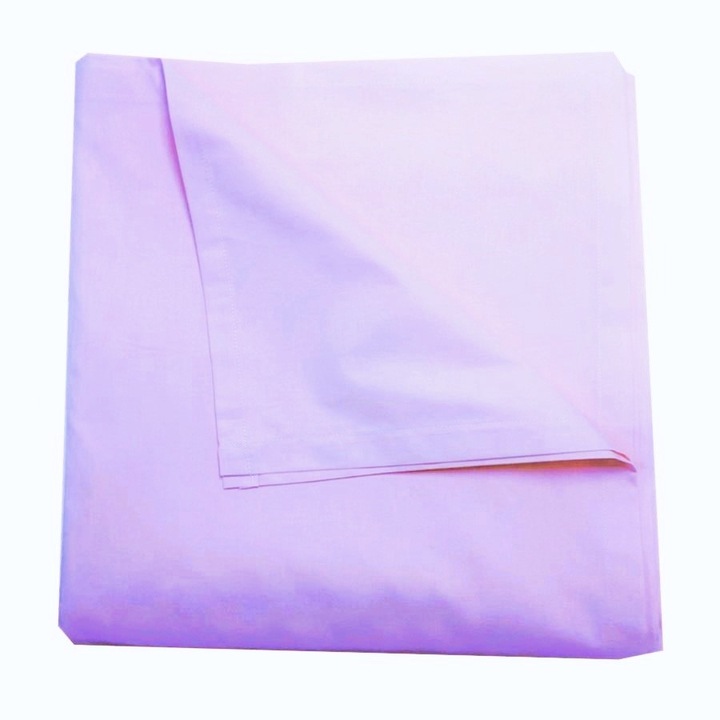 Чаршаф Casa Bucuriei, с ластик за матрак 180 х 200 х 40 см, лилаw, 100% органичен памук, 260 х 280 см