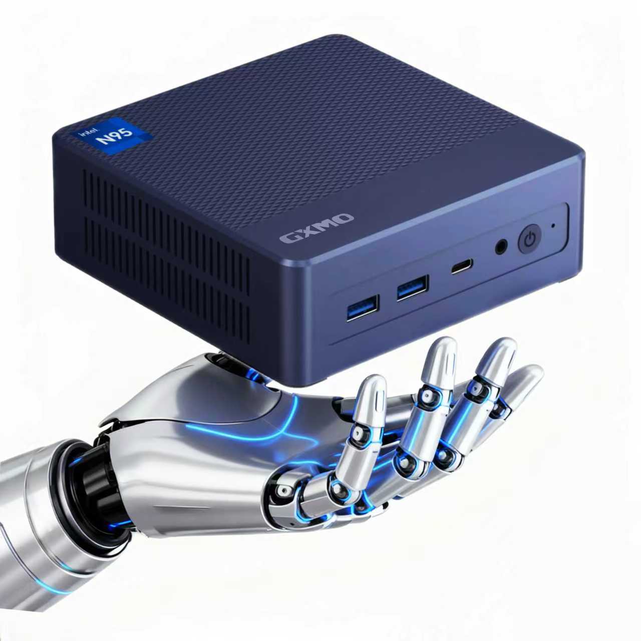 Mini PC GXMO Windows 11 Pro, Intel Alder Lake N95 (pana la 3.4GHz