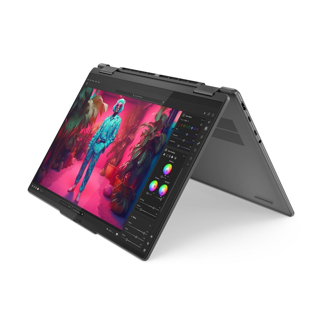 Laptop Lenovo Yoga 7 2-in-1 14AHP9, 14 inch 1920 x 1200 Touchscreen, AMD Ryze 5 8640HS 6 C / 12 T, 3.5 GHz - 4.9 GHz, 6 MB 16 MB cache, 16 GB LPDDR5X, Laptop Lenovo Yoga 7 2-in-1 14AHP9, 14 inch 1920 x 1200 Touchscreen, AMD Ryze 5 8640HS 6 C / 12 T, 3.5 GHz - 4.9 GHz, 6 MB 16 MB cache, 16 GB LPDDR5X,