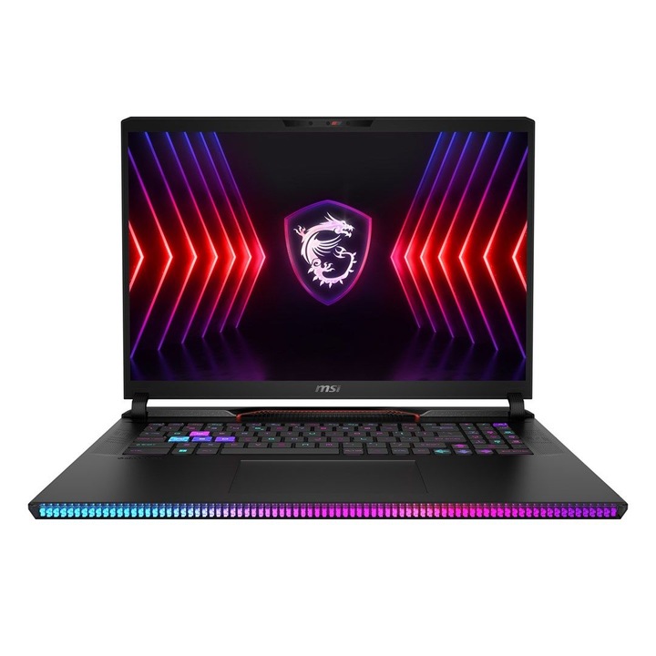 Laptop MSI Raider GE78 HX 14VIG-671, 17.3 inch, Intel Core i9-14900HX 24 C / 32 T, 2.2 GHz - 5.8 GHz, 36 MB cache, 32 GB RAM, 2 TB SSD, Nvidia GeForce RTX 4090, Windows 11 Pro