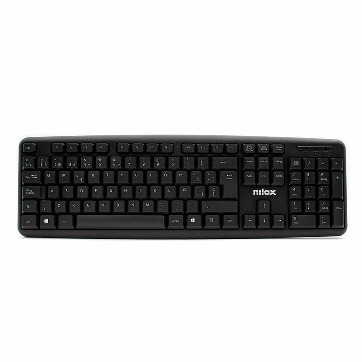 Tastatura Nilox NXKBE000002 Qwerty Spaniola Negru