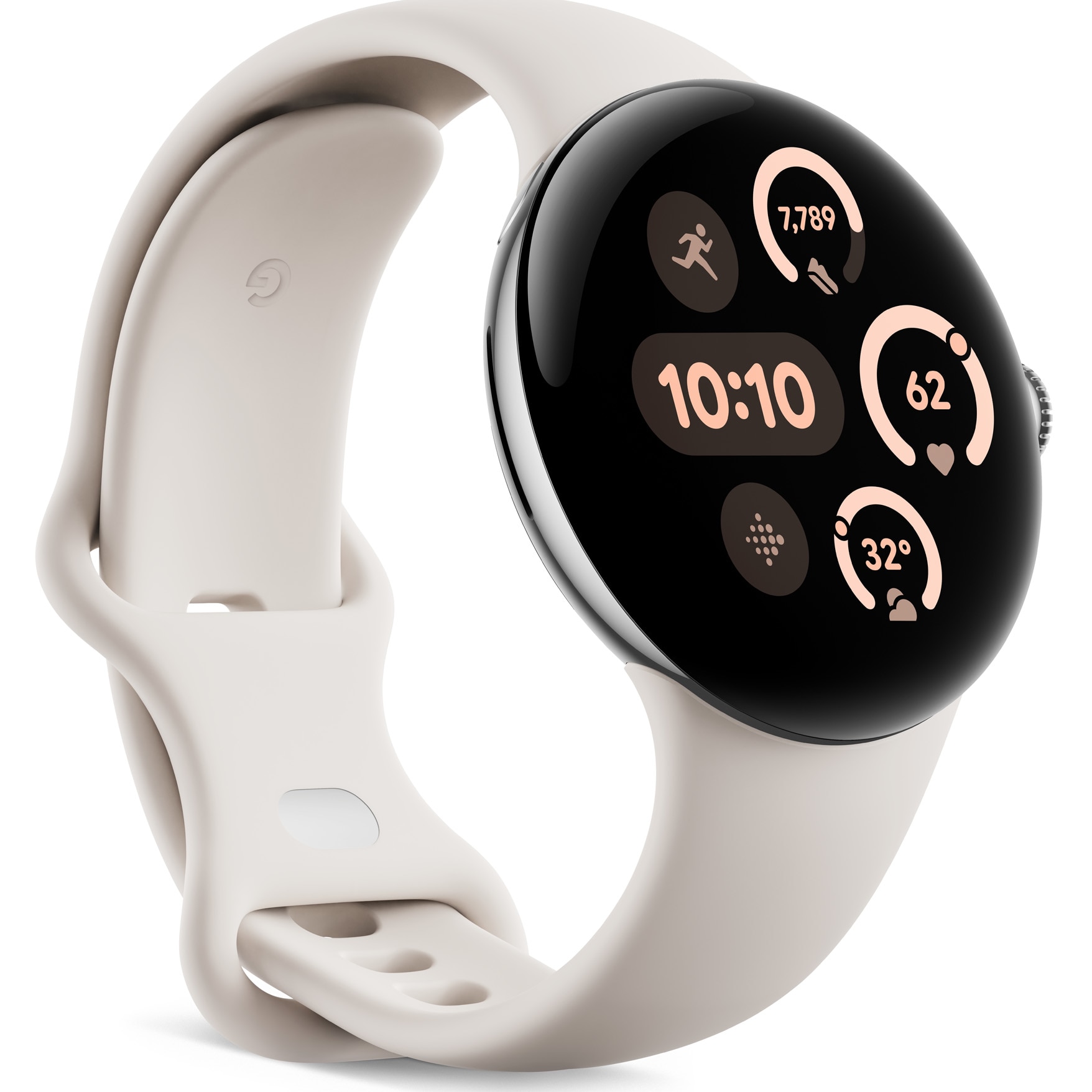 Smartwatch Pixel Watch 3, 41mm, Porcelain - eMAG.ro