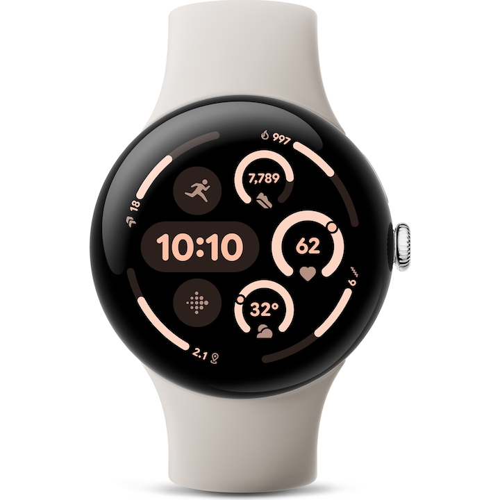 Google Pixel Watch 3 (45mm) okosóra, Porcelán