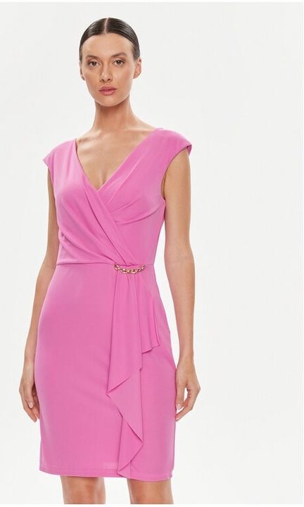 Női ruha, Rinascimento, 00212, rózsaszín, poliészter