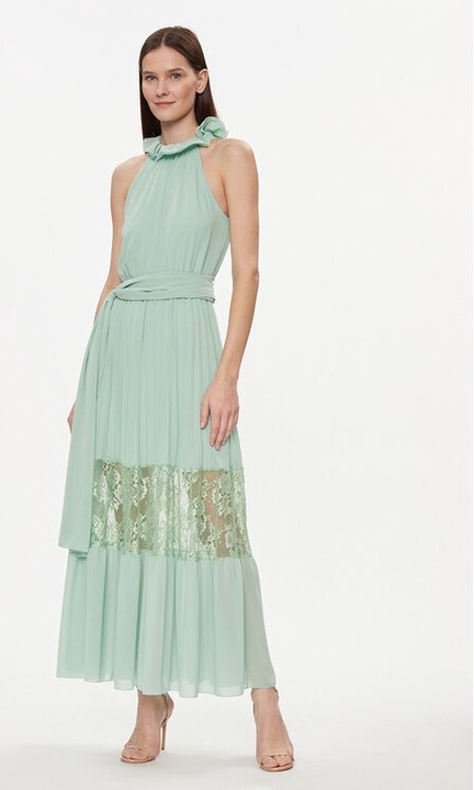 Női ruha, kontatto, 06910, zöld, poliészter