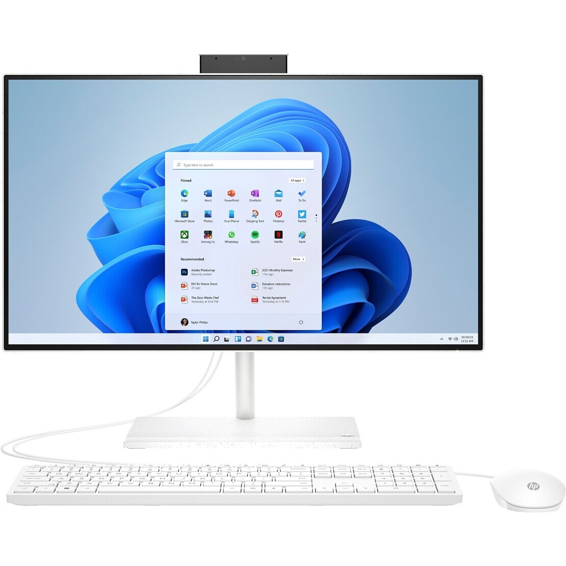 PC Desktop HP 24, FullHD IPS, Intel Core i5-12400T, 8GB DDR4