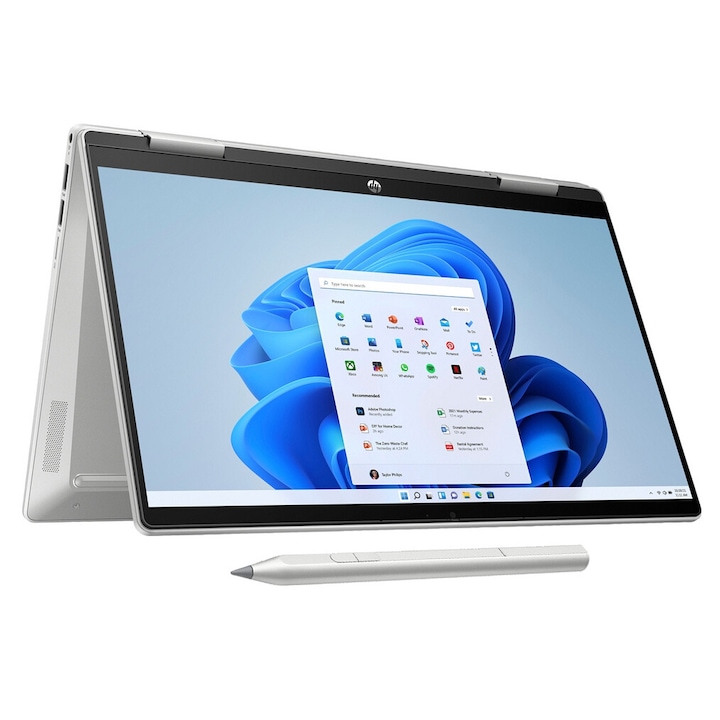 Laptop 2 in 1 HP Pavilion x360, 14" FullHD IPS, Intel Core i7-1355U, 16GB DDR4, 1TB SSD, Windows 11, cu Stylus Pen, 32.2x21x1.99cm