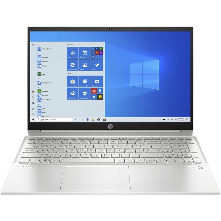 HP Laptop, 16 GB, 15,6 hüvelyk Full HD IPS, Intel i7-1355U, 1 TB SSD, Windows 11 Home, 36.02x23.4x1.79 cm, ezüst