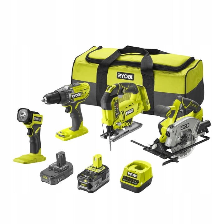 Set scule RYOBI RCK184A-252S, R18DD3, R18JS - eMAG.ro