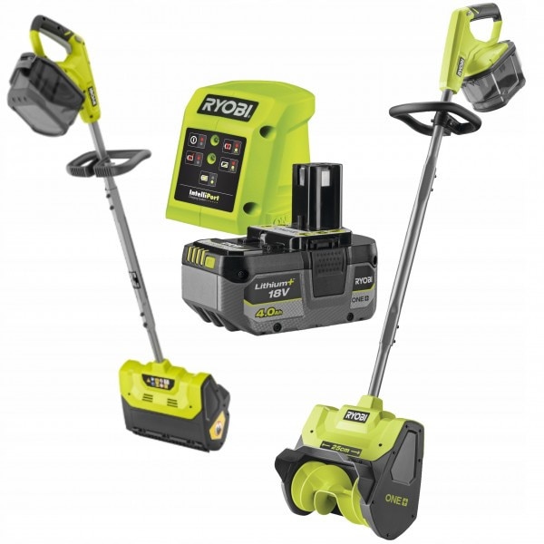 Suflanta zapada ONE+ 18V RYOBI, 25cm, set cu acumulator 4Ah, IPX4