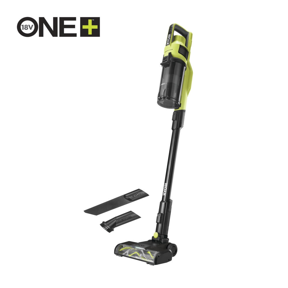 Aspirator vertical Ryobi ONE+, RSV18BL-0, fara sac, filtru HEPA, 18V, 0.8l, galben/negru
