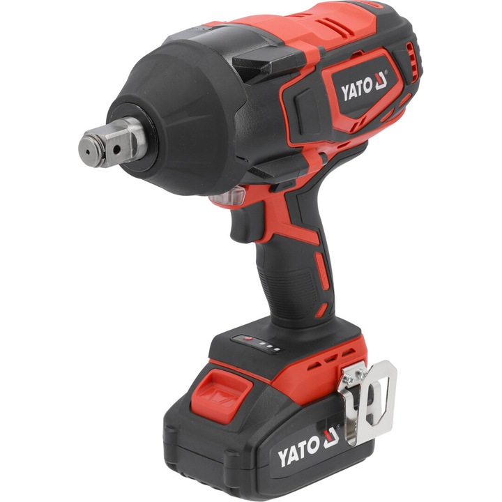 Ударен винтоверт Yato YT-828075, 18V, 3/4", 2000Nm, червен/черен