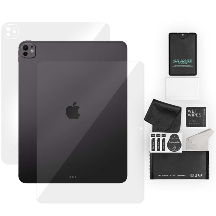 2 db SILKASE fólia készlet Apple iPad Pro 13''-hoz (2024), tablet védelem, megújuló szilikon