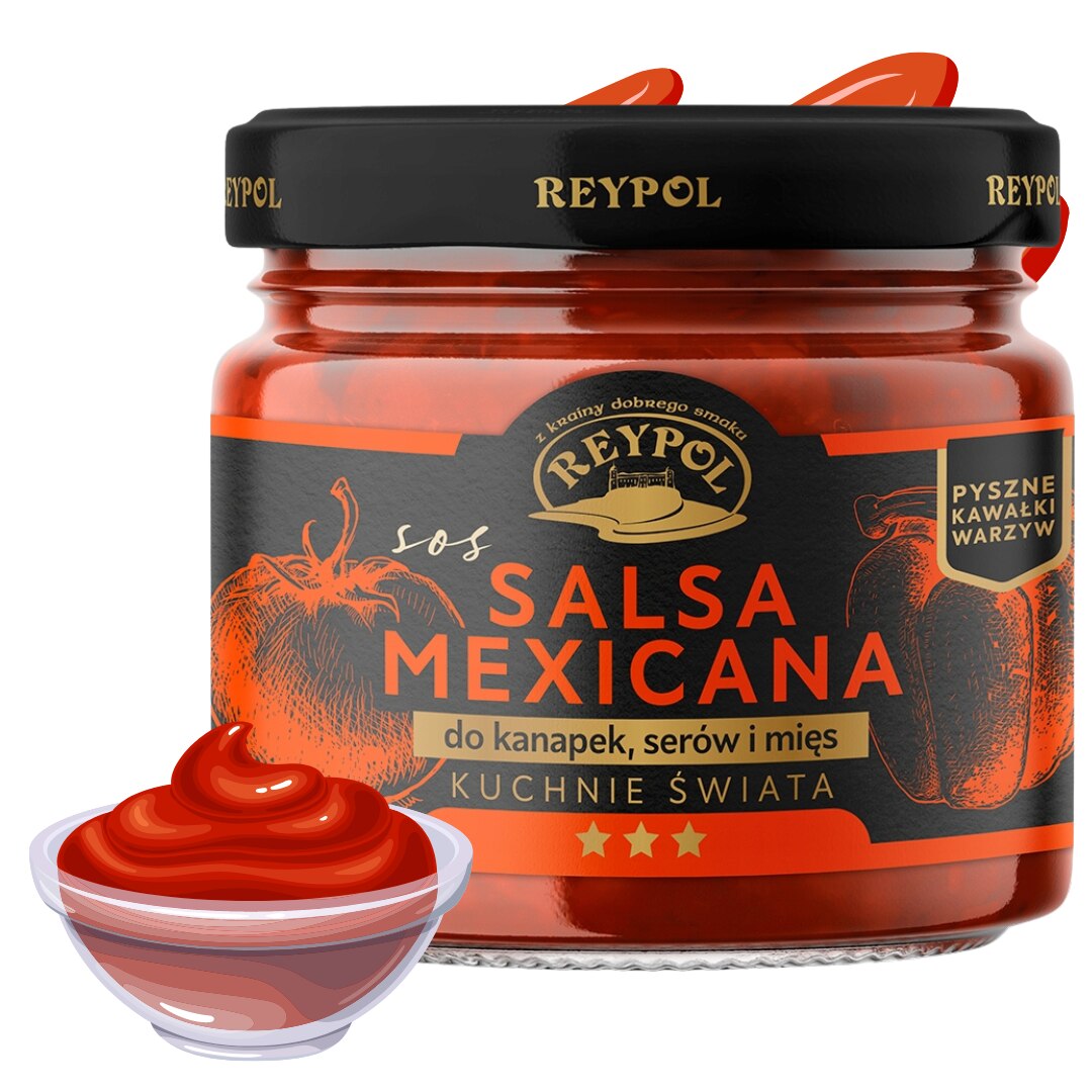 Sos Salsa Mexicana Reypol, picant, 300g - eMAG.ro