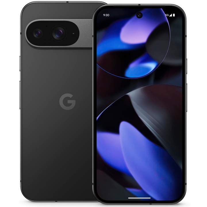 Мобилен телефон Google Pixel 9, 128GB, 12GB RAM, 5G, Obsidian