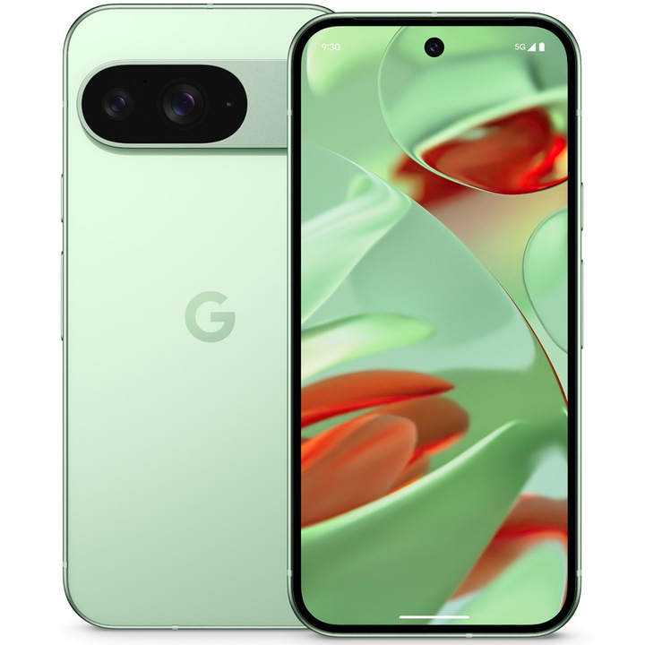 Мобилен телефон Google Pixel 9, 128GB, 12GB RAM, 5G, Wintergreen
