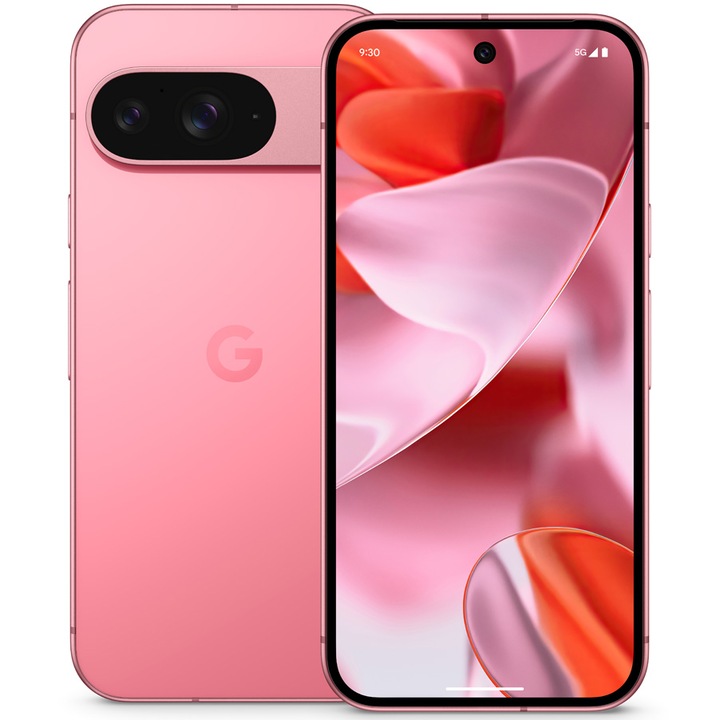 Мобилен телефон Google Pixel 9, 256GB, 12GB RAM, 5G, Peony