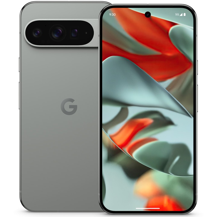 Мобилен телефон Google Pixel 9 Pro XL, 128GB, 16GB RAM, 5G, Hazel