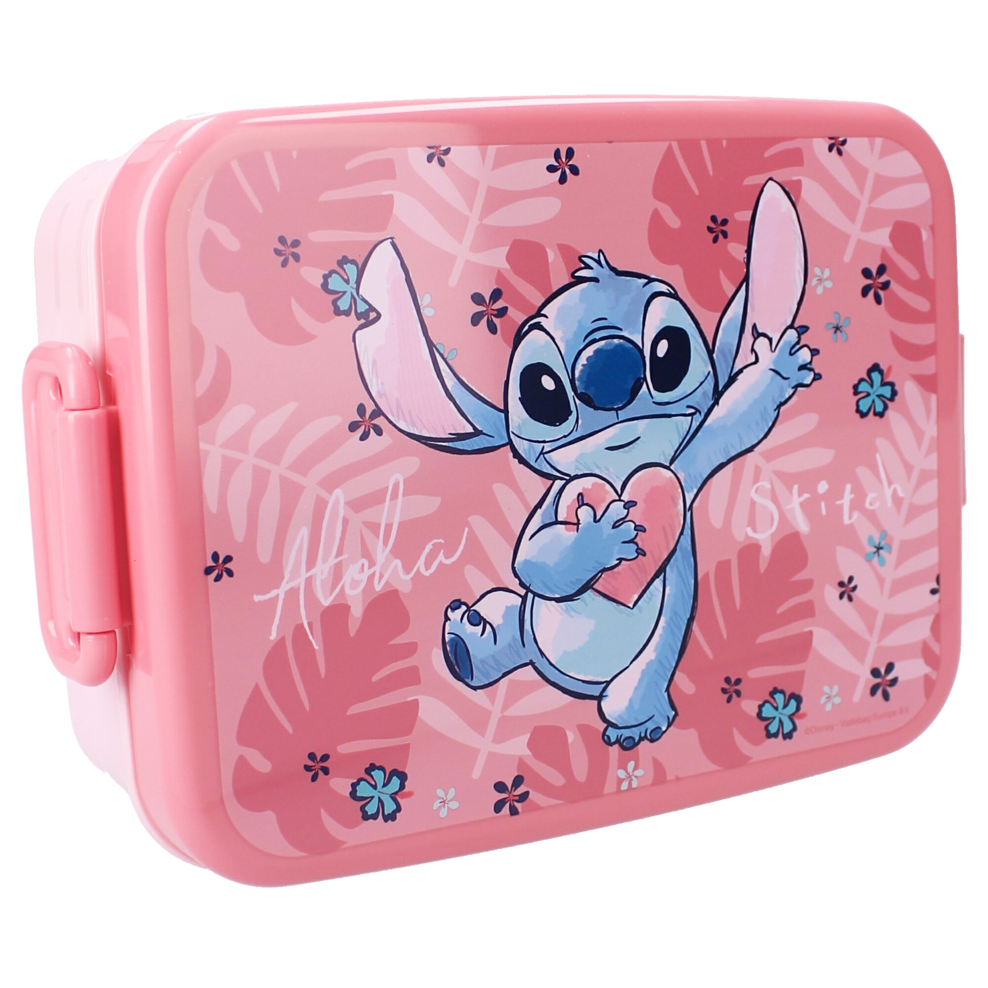 Cutie sandwich dreptunghiulara Lilo & Stitch, 16x13x5 cm Roz - eMAG.ro