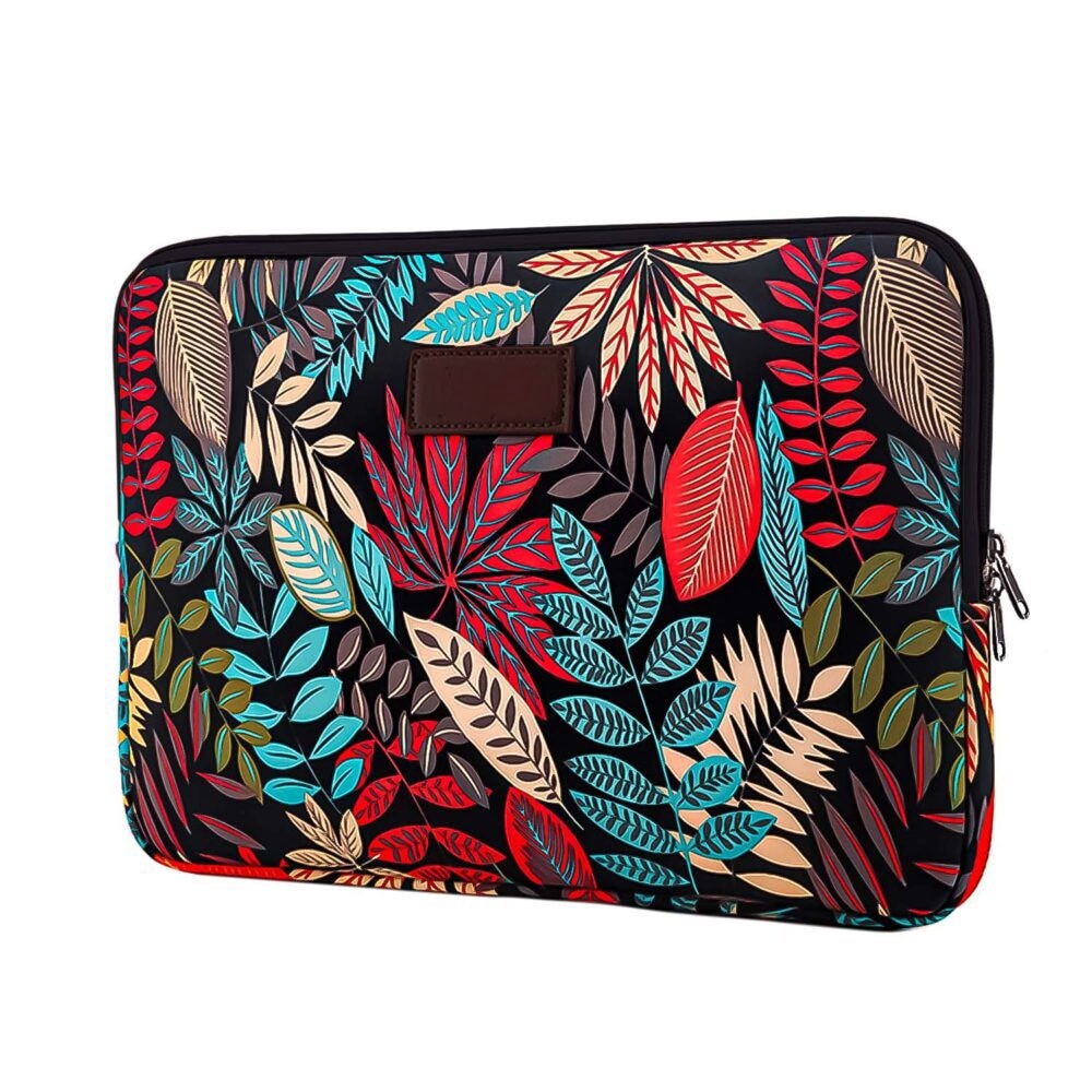 Husa pentru depozitare laptop, Zola, din poliester, diagonala pana la 14.2 cm, 33×22.5×2.5cm, multicolora