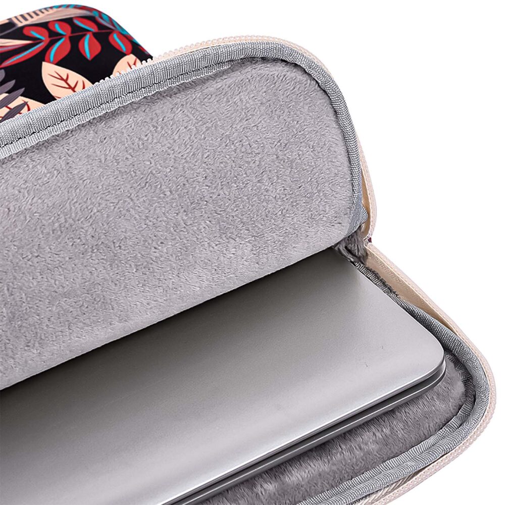 Husa pentru depozitare laptop, Zola, din poliester, diagonala pana la 14.2 cm, 33×22.5×2.5cm, multicolora