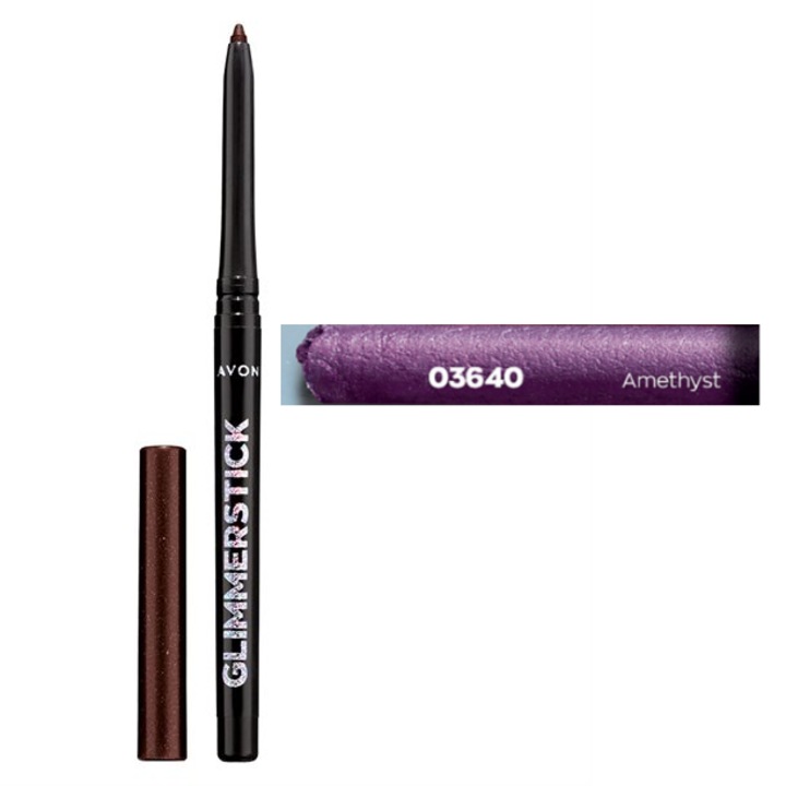 Молив за очи Avon Amethyst, бляскав ефект, с витамин Е, лилав