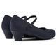 Camper, Pantofi de piele nabuc Helena, Bleumarin, 38