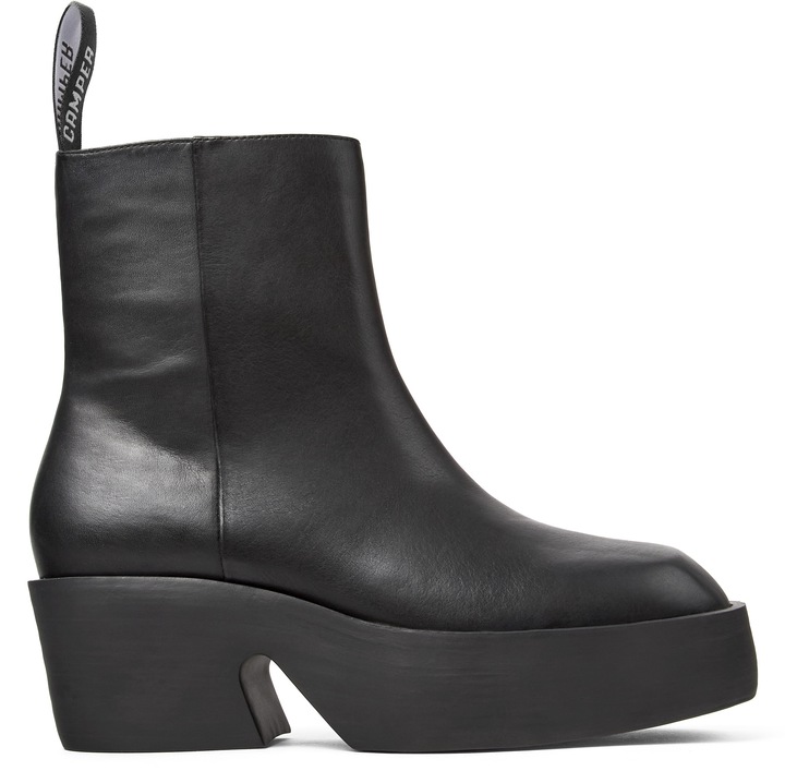 Camper, Botine de piele 50327 Billie, Negru