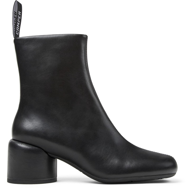 Camper, Botine de piele Niki, Negru