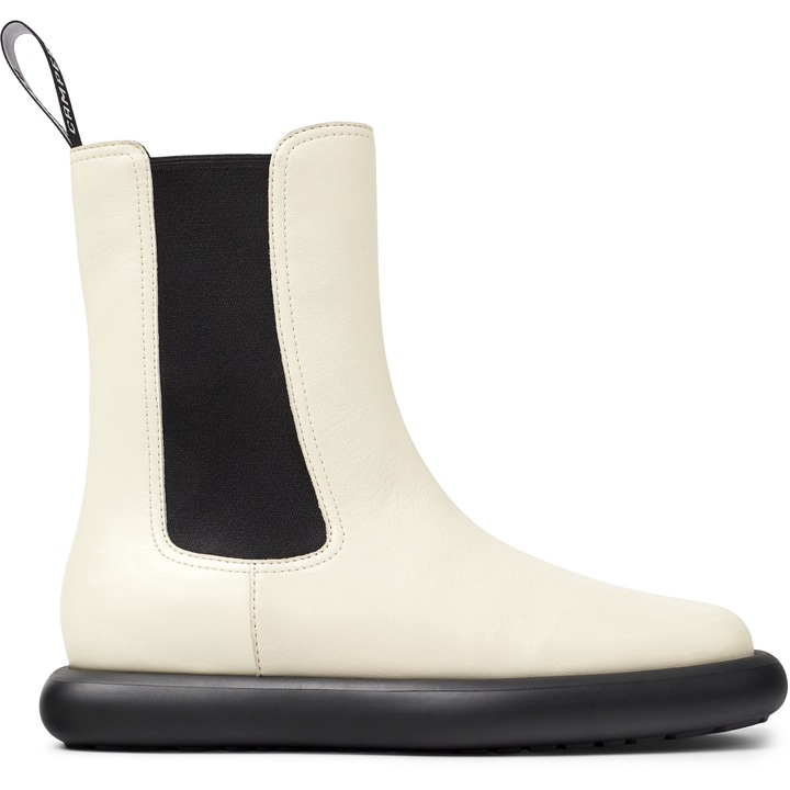 Camper, Ghete Chelsea de piele Onda 51791, Alb