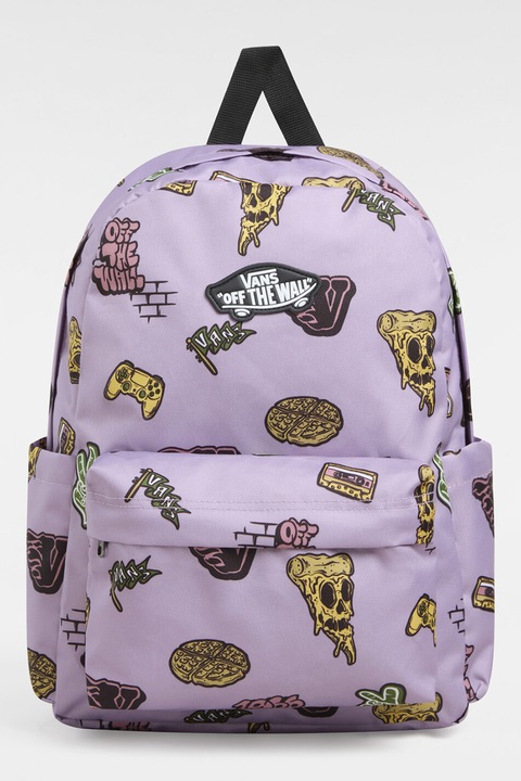 Vans, Rucsac Old Skool Grom - 18 L, Maro, Galben pal, Lila