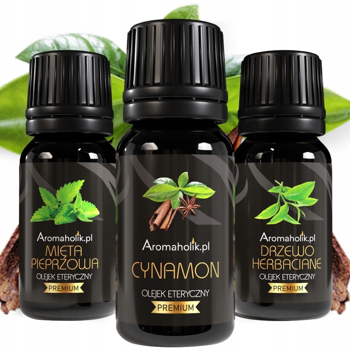 Комплект за ароматерапия Aromaholik, 3 натурални етерични масла, синергични парфюми, 3x10 ml