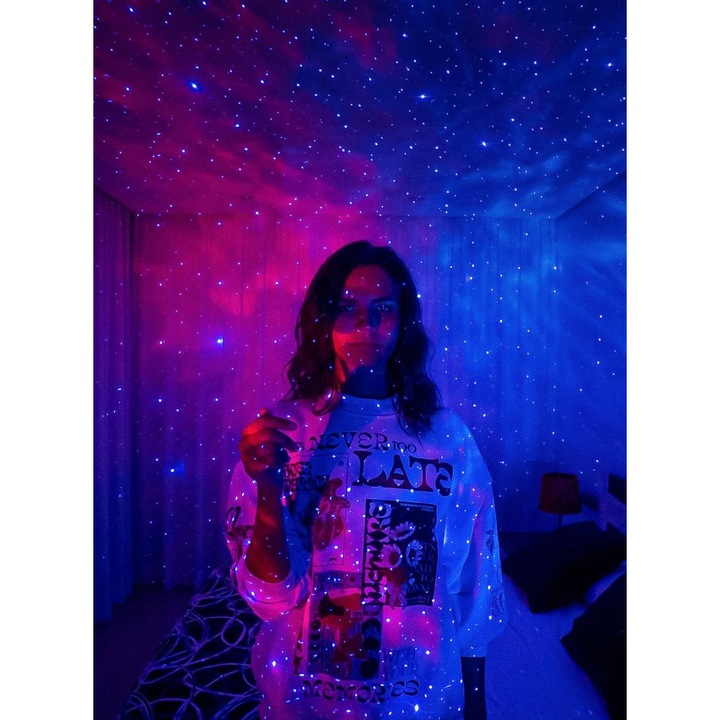 Проектор Звезди Gwiazdoholik, Нощна Лампа за Деца, Проектор Звездно Небе, Планетариум, Космос