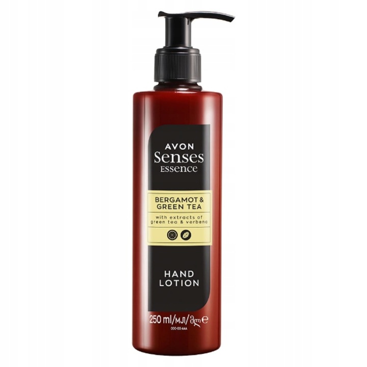Lotion de maini Avon Bergamota si Ceai Verde, hidratant, reciclat, 98% plastic