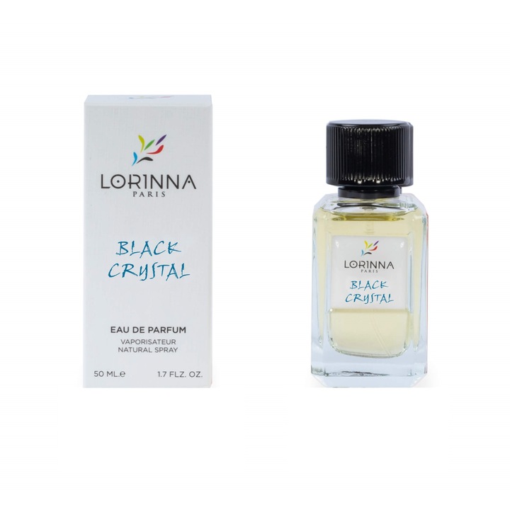 Lorinna Black Crystal Eau de Parfum, 50 ml, női parfüm