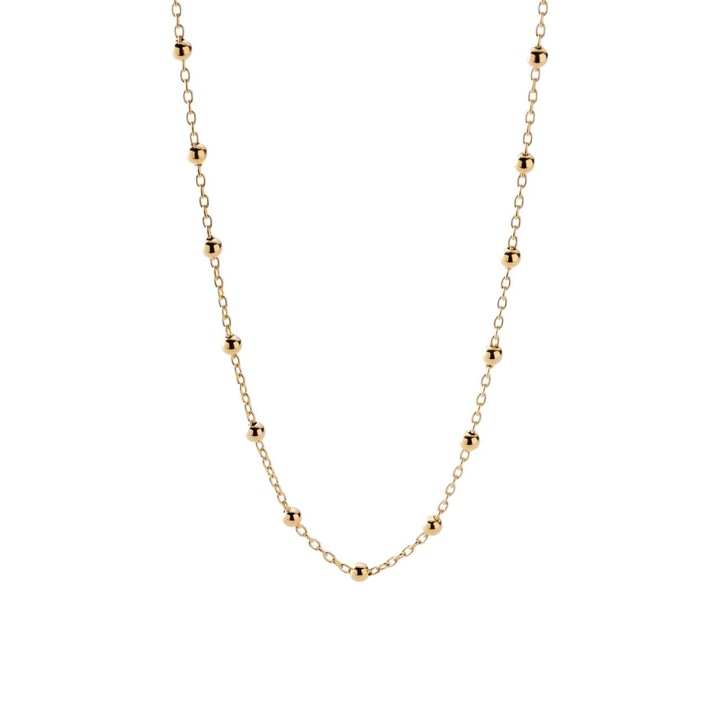 Lant delicat cu bile, argint 925, Argintiu, 45+5 CM