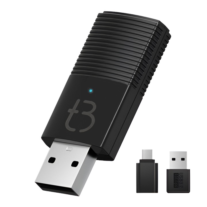 Adaptor Android Auto, mini dongle wireless USB pentru smartphone Android