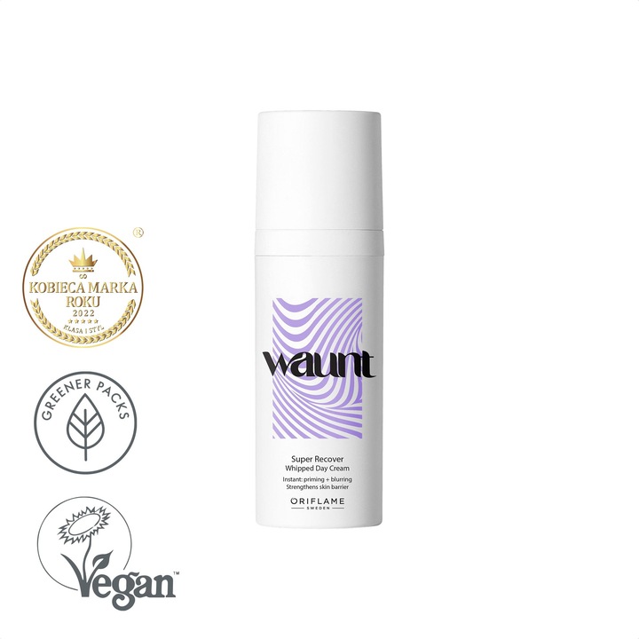 Oriflame Waunt arckrém, 24 órás hidratálás, vegán, 50ml