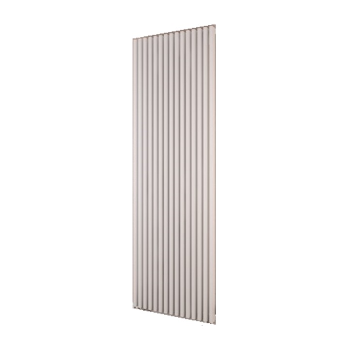 Radiator decorativ Design 380 x 1800 mm alb texturat