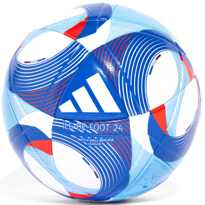 Adidas Olympics LGE hivatalos focilabda, 5-ös méret, fehér/kék