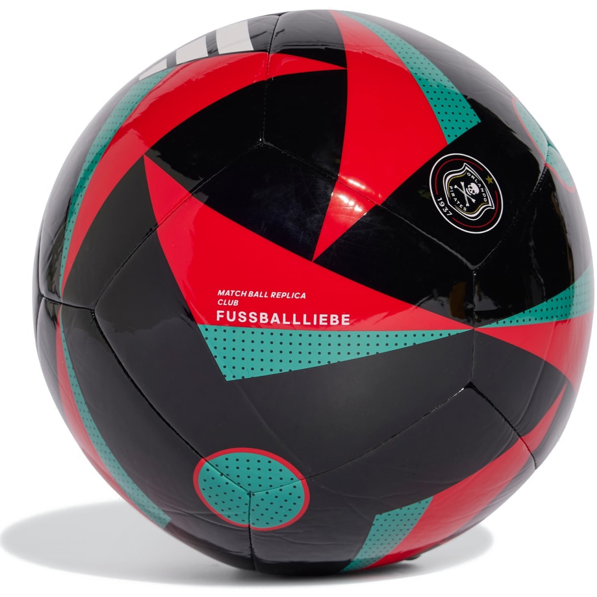Minge fotbal Adidas O. Pirate Club, negru