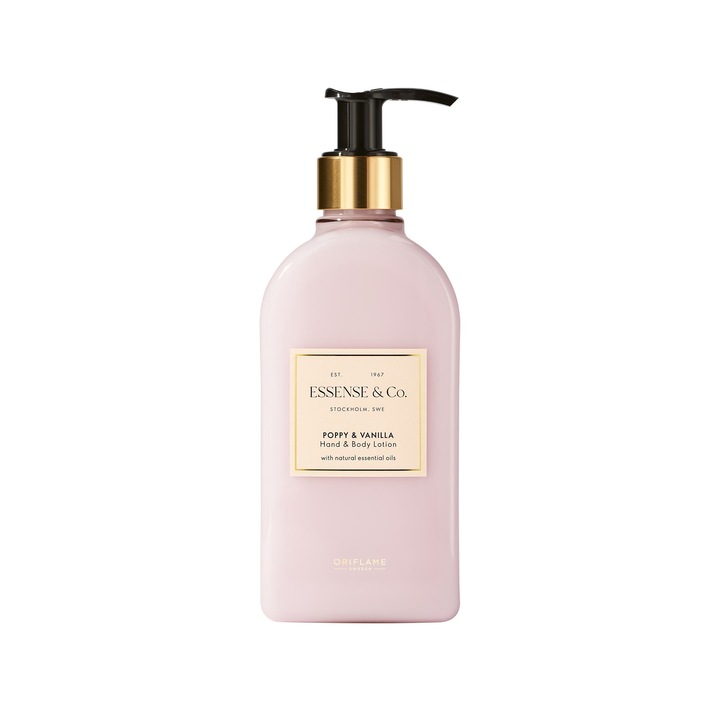 Oriflame testápoló balzsam, mák és vanília, 300 ml, természetes illóolajokkal