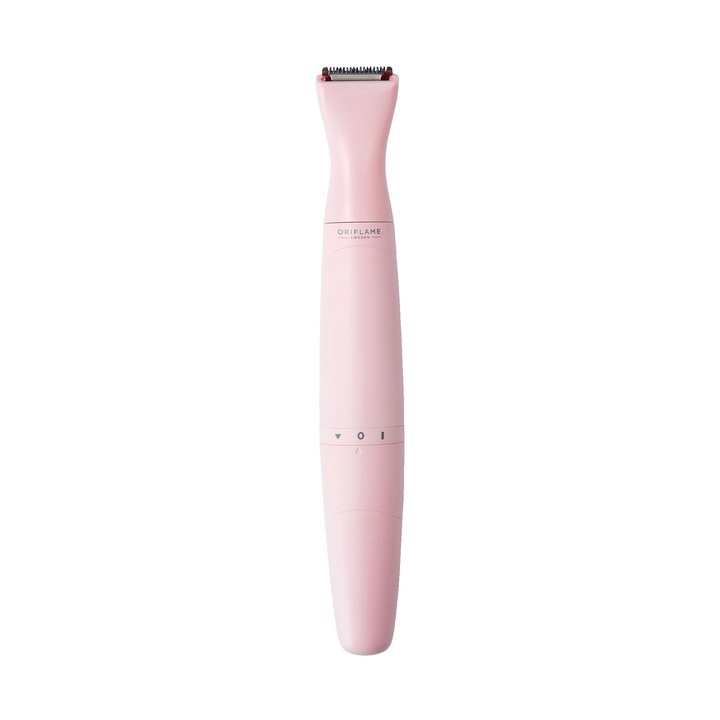 Aparat de tuns multifunctional Oriflame Beam, 2 capete, roz, accesorii pentru sprâncene și corp