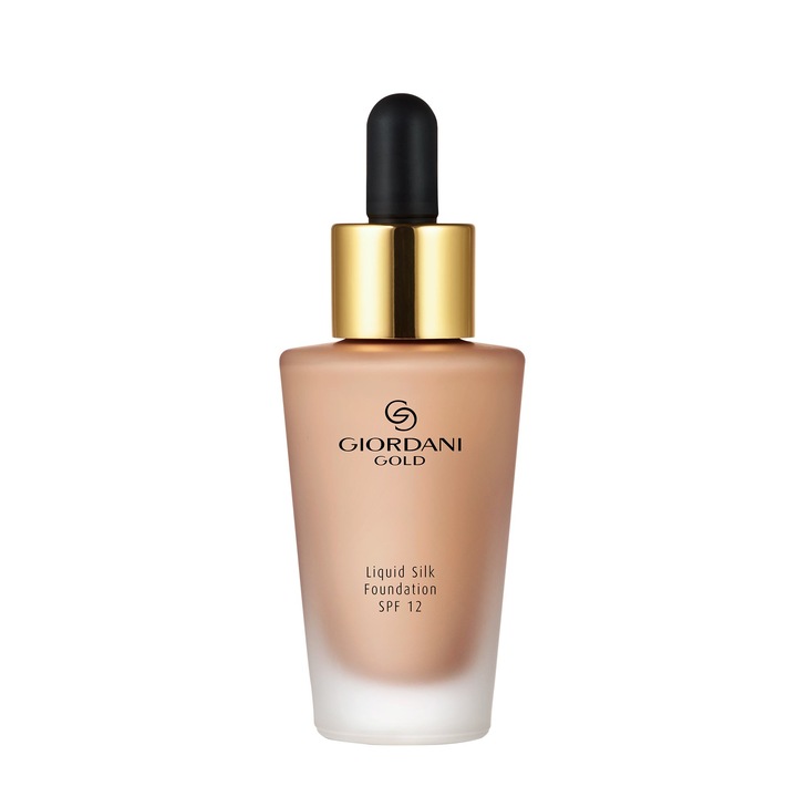 Oriflame Giordani Gold Fond de ten Liquid Silk SPF 12 - Amber 30 ml