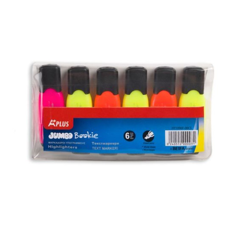 Мини маркери - 6 бр