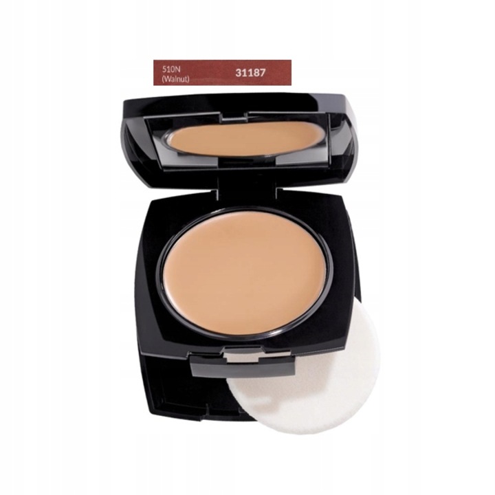 Avon компактен фон дьо тен, матиращ ефект, за суха и чувствителна кожа, Орех, 510N